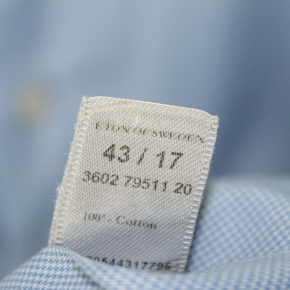 *Flawed* Eton Slim Button Front Shirt HW6482 - Picture 5 of 6